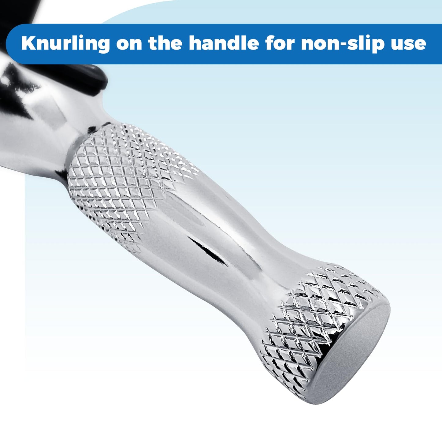 DER ERWACHTE 3-in-1 Stubby Ratchet Handle, 1/4 ", 3/8 ", 1/2" Drive Ratchet Wrench, 72-Tooth, Reversible Switch, Full-Polished Chrome Plating, Chromium Vanadium Steel