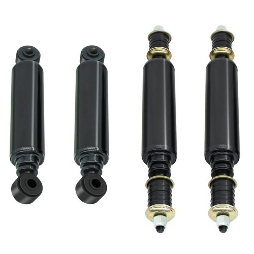 Golf Cart Shock Absorbers for Club Car DS & Precedent - Front and Rear Shocks Compatible with DS G&E 1988+, Precedent G&E 2004+, Tempo 2018+ - Replaces OEM #1014235, 1014236, 1010991, 1015813, 1013164