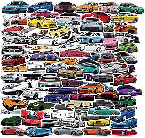 100 Waterproof Vinyl Stickers for Water Bottles & Laptops