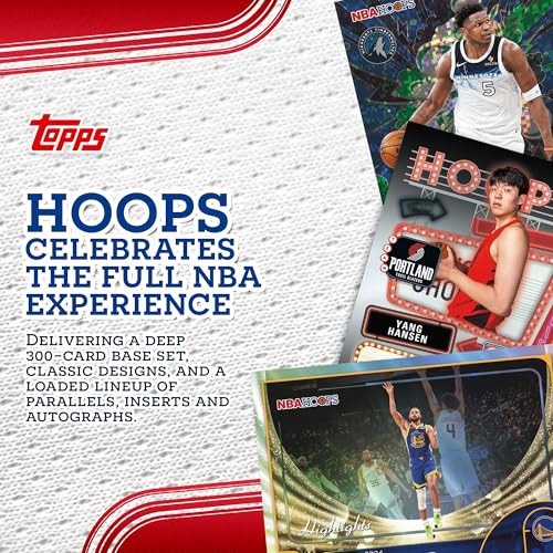 2025-26 Topps NBA Hoops Basketball Card Value Box - Sealed Collectible