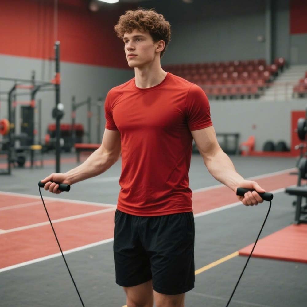 Skiennix Adjustable Jump Rope - Tangle-Free Fitness Jumping Rope with Ball Bearings | Ideal for Home & Gym