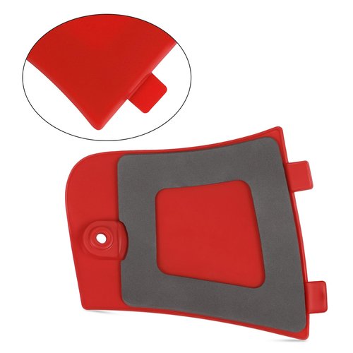 M MATI Utility Storage Box Cover Lid Red for Honda Rincon 680 650 TRX680 TRX650 2003-2023