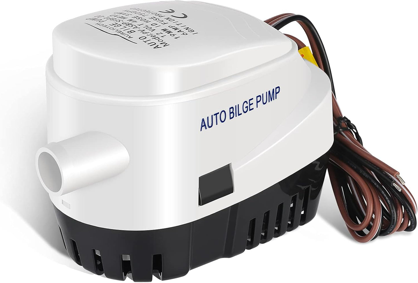 Skiennix 750GPH Submersible Bilge Water Pump - Automatic Float Switch | 3/4 Inch Outlet Diameter