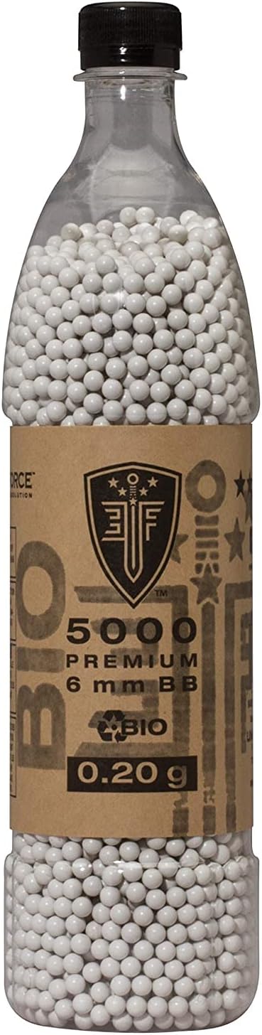 Umarex Elite Force Biodegradable 6mm Airsoft BBs - Premium .28 Gram, 5000 Count for Eco-Friendly Play