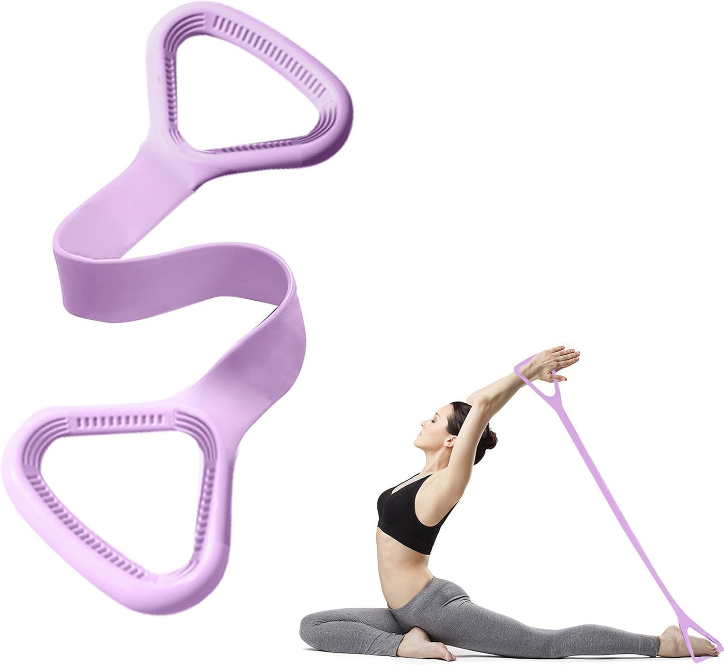 Skiennix Resistance Bands - Figure 8 Fitness Bands with Handles for Effective Arm Workouts