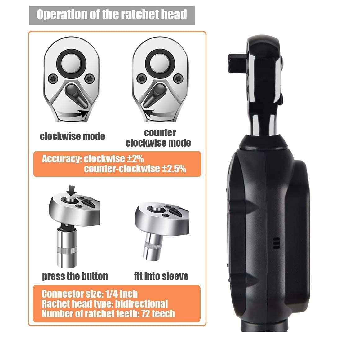 SUGPV Mini Digital Torque Wrench - 1/4-inch Drive with Buzzer & LED, 0.9-30 Nm, High-Precision Electronic Tool for Bike & Car Repairs, Calibrated for Reliability