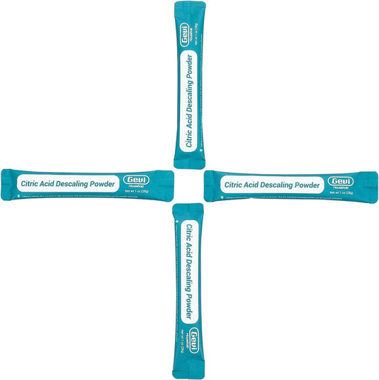 Gevi Ice Maker Cleaning Tablet 4 Uses, Individual Packed for Each Tablet, Organic Citric Acid Cleaner for Universal Ice Machines (4 Uses)