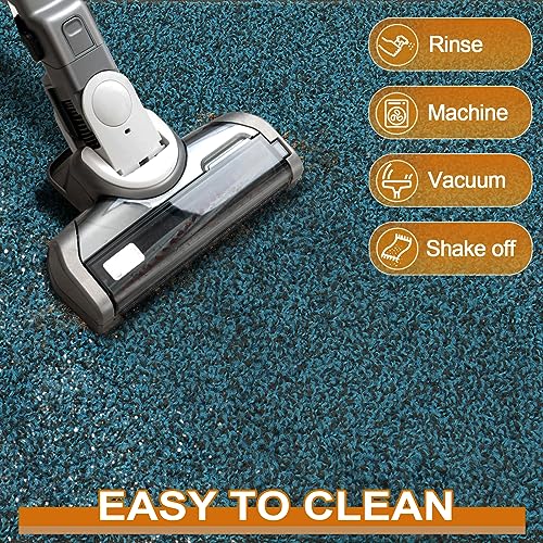 Mibao Front Door Mat, Dirt Trapper Welcome Mat for Outdoor Indoor, Non-Slip Waterproof Doormat, Durable Machine Washable Low Profile Entry Rug for Back Door Outside Patio Porch, 36" x 24", Blue