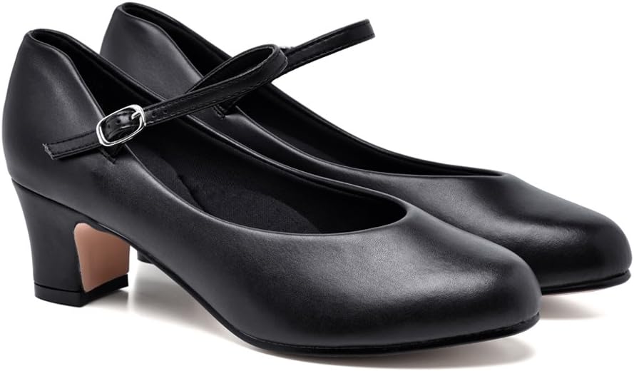 Stelle Character Shoes for Women - 2" Ankle Strap Dancing Heels for Ballroom & Latin Dance