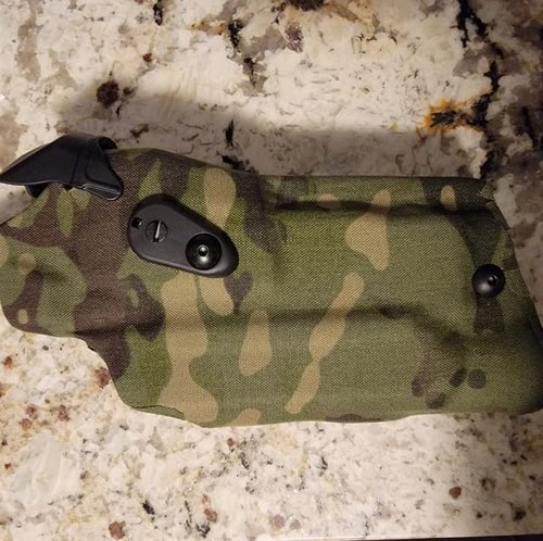 Dangerfield Arms TackGear Wrap Multicam Cordura Adhesive Wrap 500 Denier 12" x 12" Adhesive Back for kydex and Other Items (Multicam Tropic)