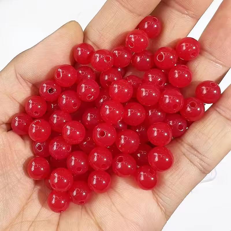 Fishing Bead Kit - 100pcs Red Lure Accessories for Angling