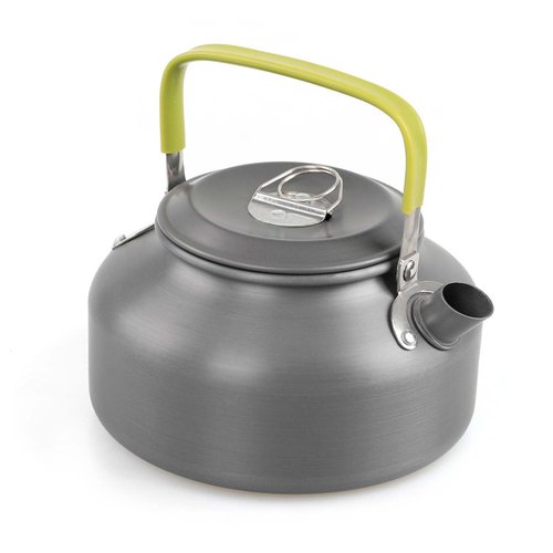 IGYYO Aluminum 0.8L Outdoor Camping Hiking Kettle Coffee Pot Portable Teapot Kettle Compact and Lightweight
