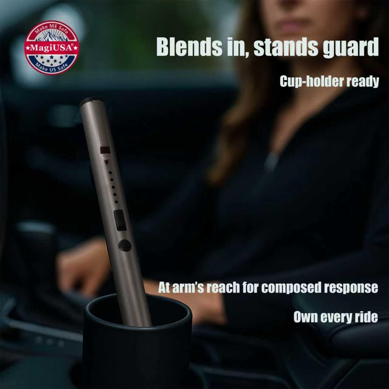 Tazer Pen Stun Gun - 40,000,000 Volts Self Defense Device for Men & Women | USB Rechargeable, Durable Design