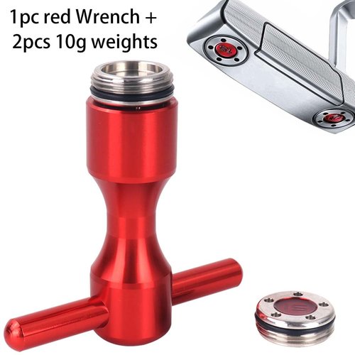 HISTAR 2Pcs Golf Custom 15g Red Weights + Red Wrench for Titleist Scotty Cameron Putters