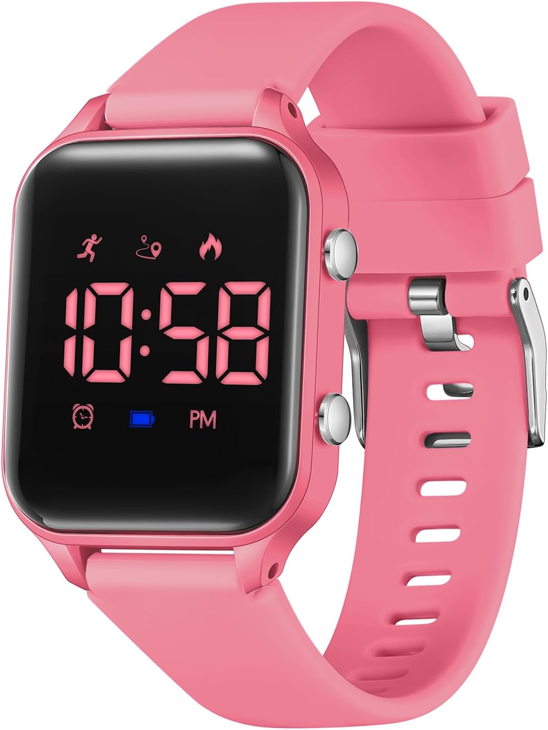 Skiennix Kids Digital Sports Watch - Waterproof Fitness Tracker with Pedometer & Alarm | Ages 5-14