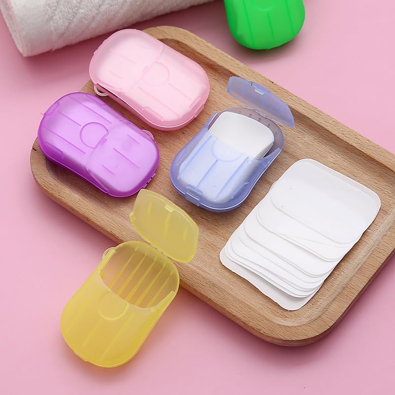 Colorful Disposable Soap Paper - 5 Boxes of 500 Sheets Each