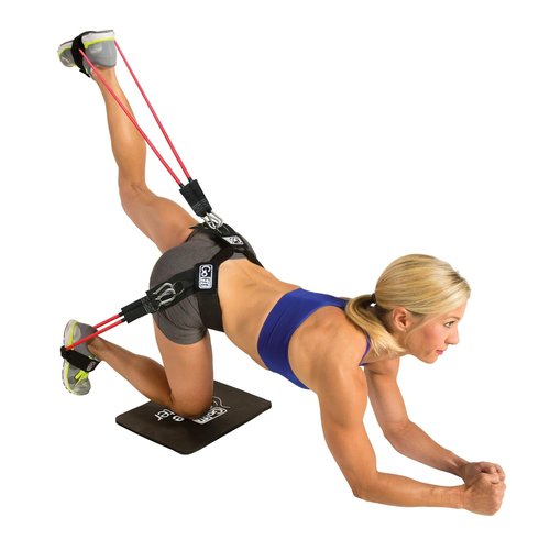 GoFit Glute Blaster Belt Kit - Resistance Workout,one Color,GF-GBB