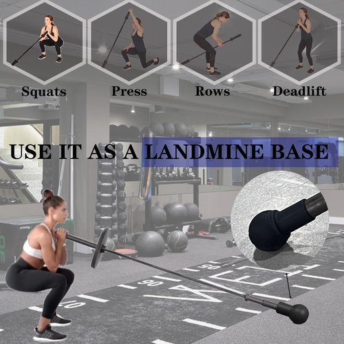Landmine Attachment | Barbell Exercise Tool for Press, Row & Spin | Fits 2'' Olympic Bars