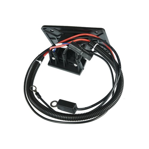Shu-Ran Golf Cart 48 Volts Charger Receptacle, Delta-Q Battery Charger Plug with Wires for EZGO RXV 2008-Up, EZGO 2Five 2010-Up Electric Golf Cart, 3-Prong Charging Port, OEM# 602529