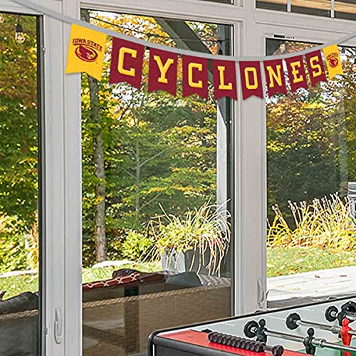 Iowa State Cyclones Banner String Pennant Flags - College Team Decor