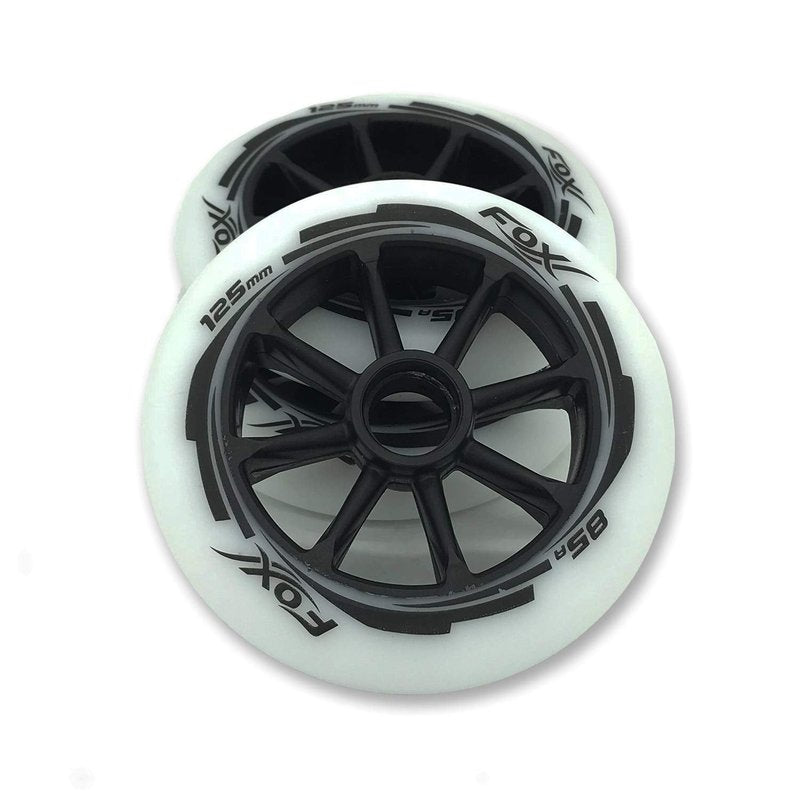SzBlaZe 85 Pu 125mm * 24mm Inline Speed Roller Skate Wheels SHR Wheel Skates Racing Wheels Ruedas for Indoor Outdoor Wave Board Caster Board Street Surf (Pack of 3 Wheels)