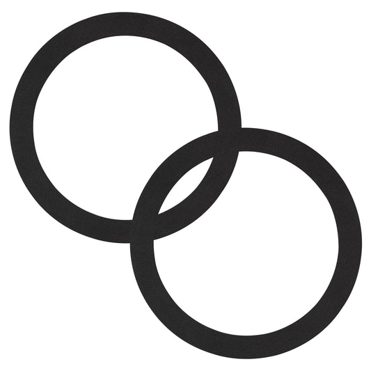 GIDDS-710001 plumbers putty for sink drain,No Putty Sink Gasket 3-3/8", Fits all standard drain attachments,kitchen sink drain gasket seal (2pack）