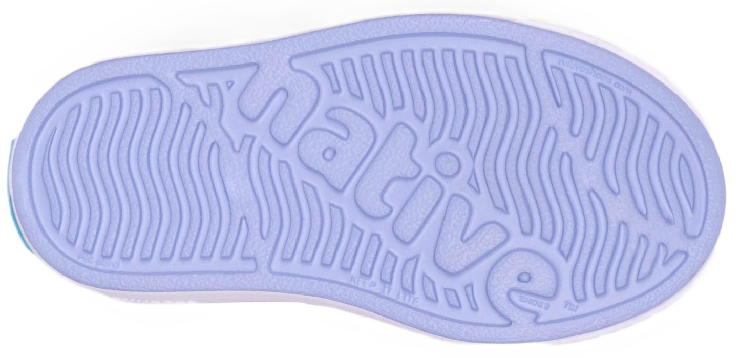Native Shoes Unisex-Kids Jefferson Sneakers, Future Purple/Shell White, 10 Toddler