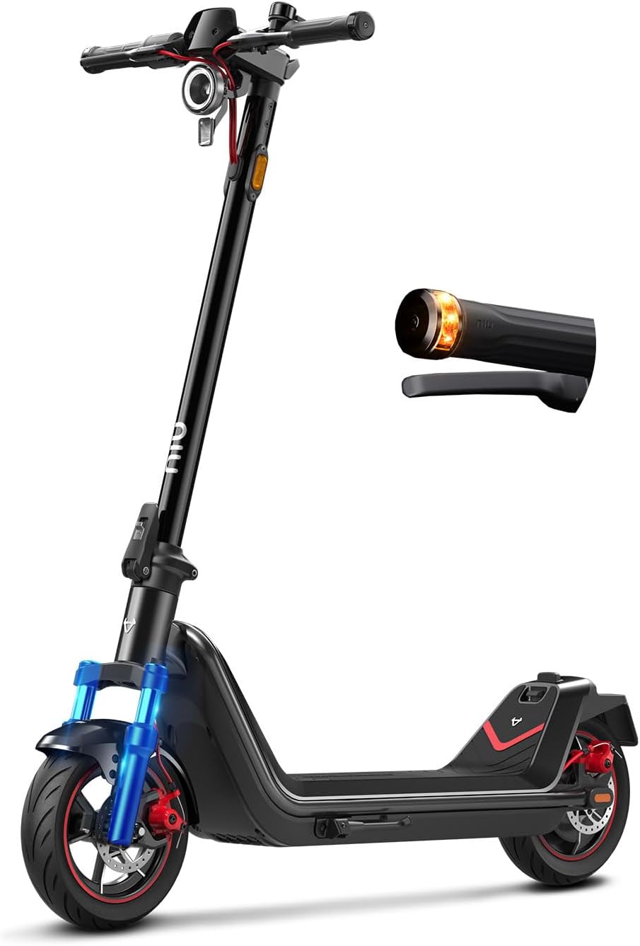 NIU Electric Scooter - Powerful 600-1000W Motor, 18-37.3 Miles Range, 17.4-23.6MPH Speed | Adult E-Scooter with Suspension