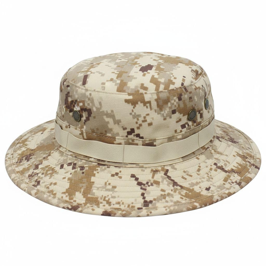 Sun Hats for Men Women Bucket Hat UPF 50+ Boonie Hat Foldable UV Protection Hiking Beach Fishing Summer Safari (1pack-1pack-DesertDigital)