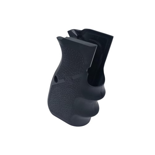 Hogue Rubber Pistol Grip with Finger Grooves for Browning Hi-Power, Black - 09000