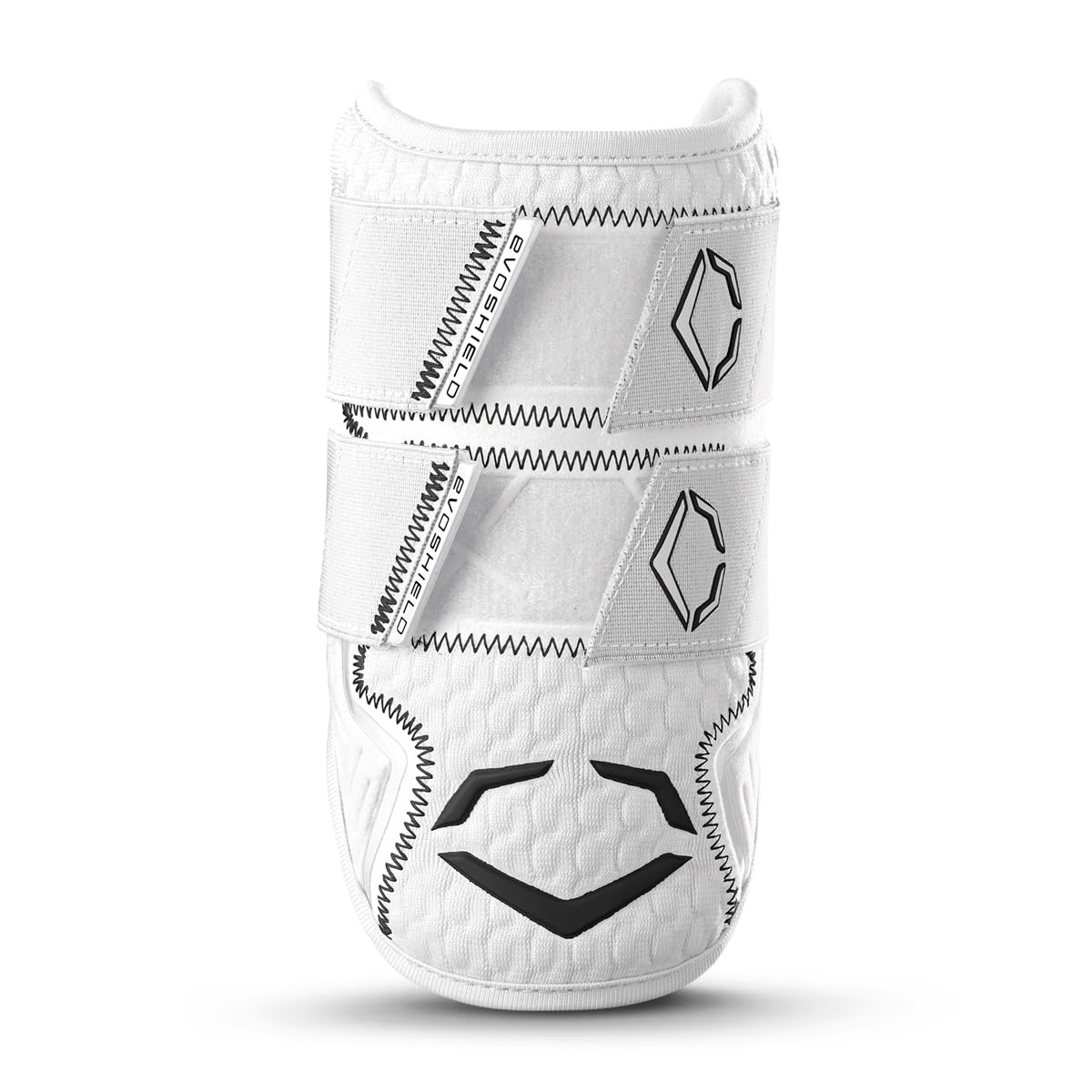 EvoShield Pro-SRZ 2.0 Batter's Double Strap Elbow Guard - White, Size Large