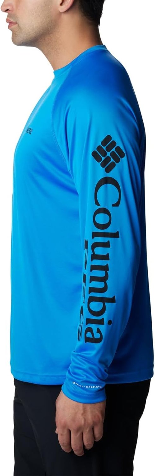 Columbia Men's PFG Long Sleeve Fishing Shirt - Quick-Dry, Lightweight, Moisture-Wicking Fabric