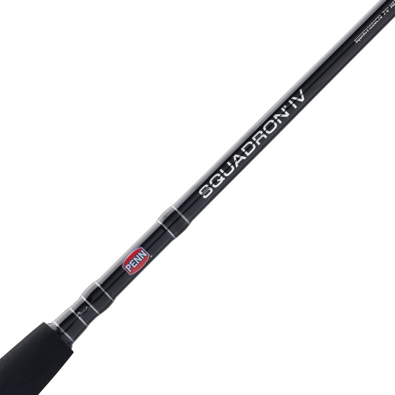 Penn Squadron IV Inshore Casting Rod, 7', 1-Piece Saltwater Fishing Rod, Medium Heavy Power, 12-20 lb Line Rating, 1/2-1 1/2 oz Lure Rating