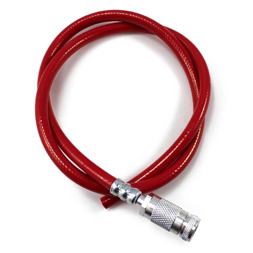 Pump Upgrade Hose - 3-Way Presta Air Hose - 36" Red