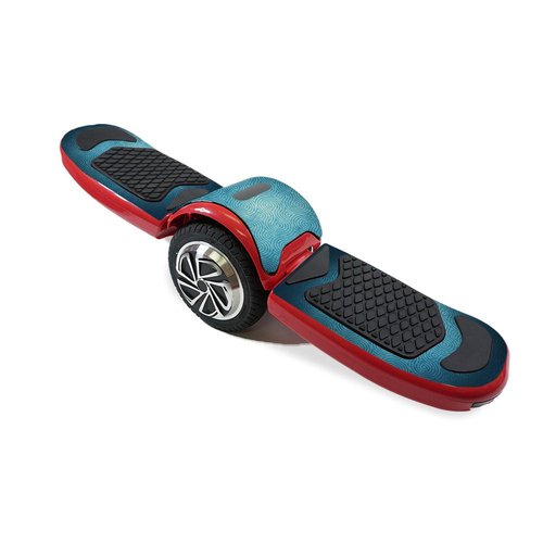 MightySkins Skin Compatible with LTXtreme Free-Style Hoverboard - Blue Swirls | Protective, Durable, and Unique Vinyl Decal wrap Cover | Easy to Apply, Remove, and Change Styles | Made in The USA