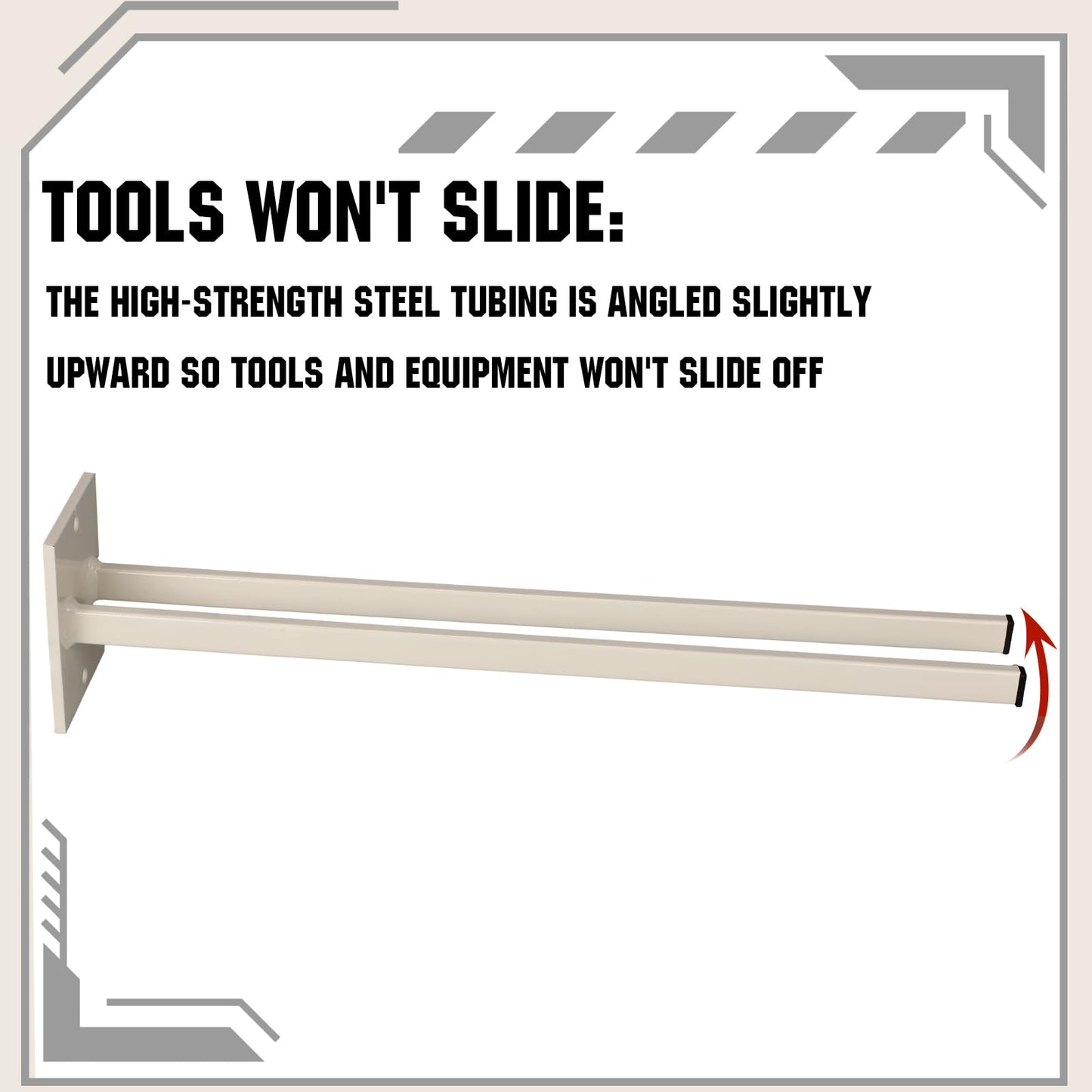 Zonon 4 Pcs Tool Rack for Shovels Spades Rakes Brooms Shovel Holder for Truck and Shovel Rack Heavy Duty Powder Coated Steel Wall Mount Storage Organizer Garage and Shed