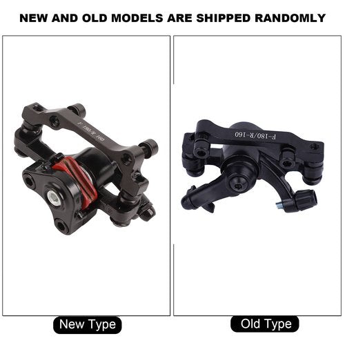 Cunyuer Disc Brake, Universal Front Rear Mechanical Disc Brake, Disk Brakes Pads for Electric Bicycle BB8 (F180 R160)