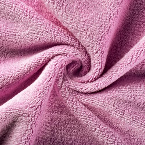 Dark Pink Microfiber Gym Towels Set of 3 - Fast-Drying Sweat-Absorbent Workout Towels for Men & Women 14x29 inches