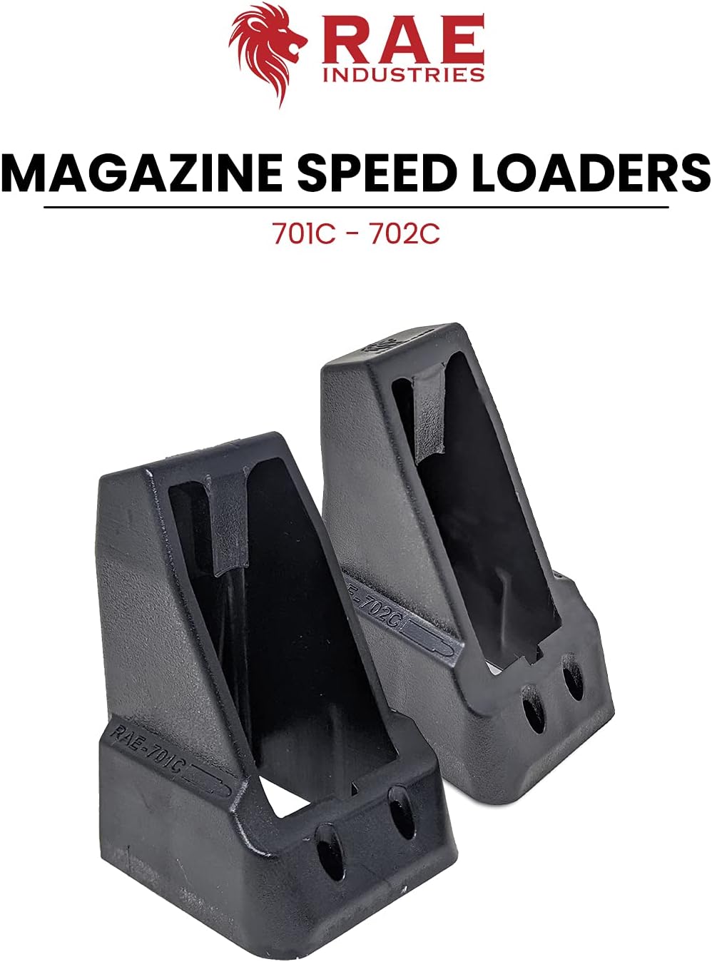 RAEIND Universal Magazine Speedloaders - Compatible with 32 Auto, 9mm, .357 SIG & More - USA Made