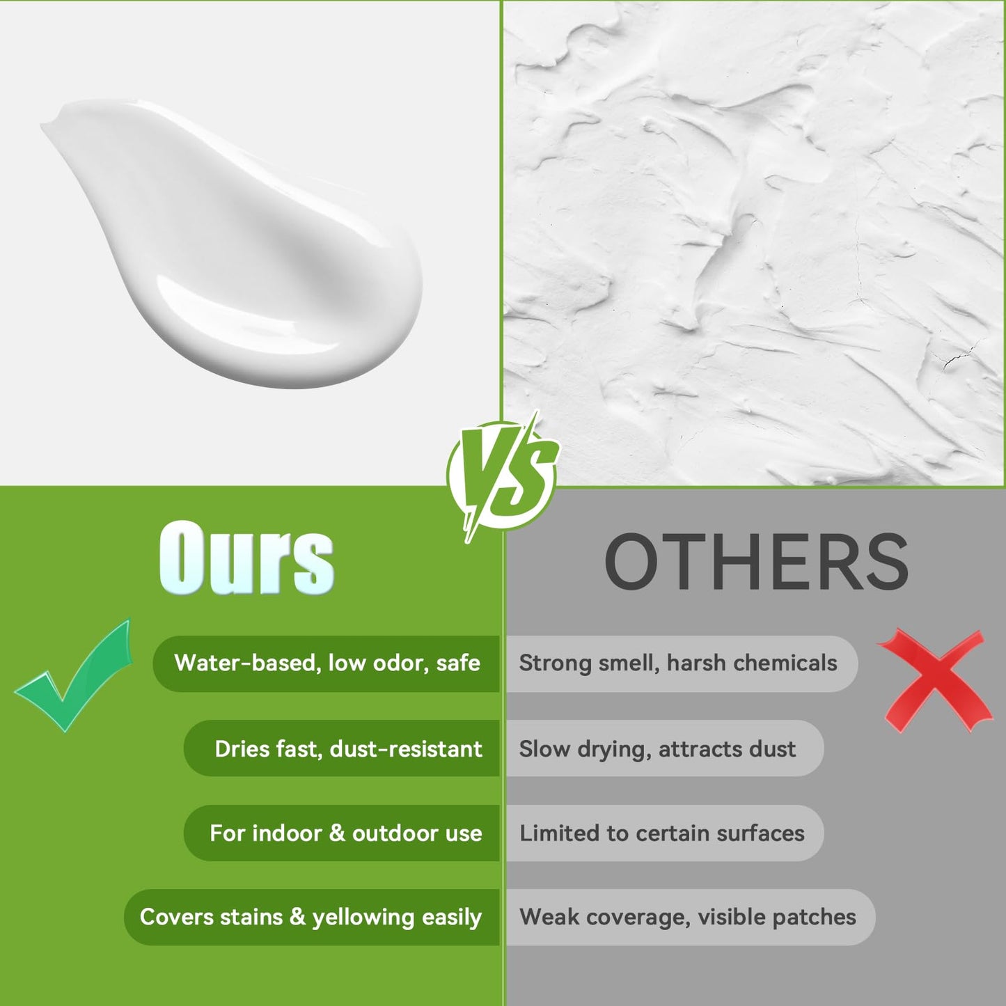 White Touch Up Paint Pen, White Paint for Wall, Door, Cabinets, Furniture, Enamel (Semi-Gloss, 30ML)