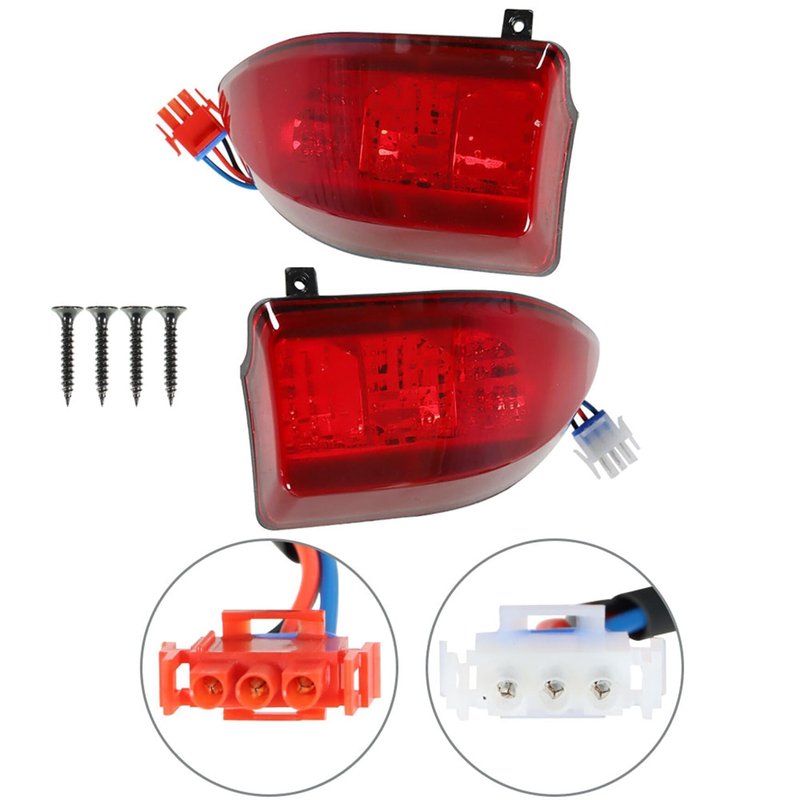YSMN Golf Cart Taillight Replacement for Club Car Precedent 2004-Up Models 12V 3 Wires