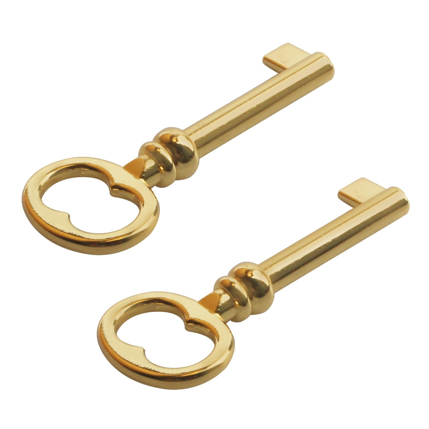 KY-1L Hollow Barrel Antique Skeleton Key,Jewelry Box Replacement Key, Skeleton Key for Some Old Jewelry and Trinket Boxes (2 Pcs)