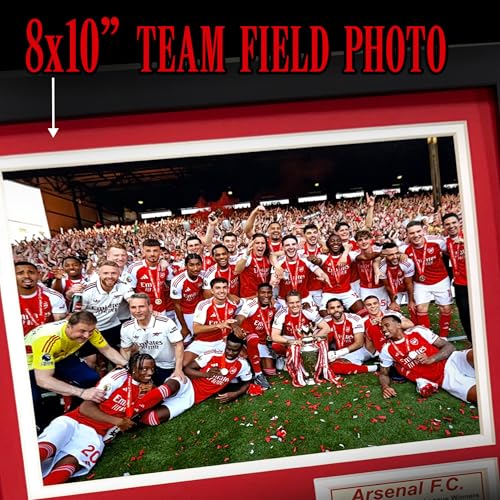Arsenal 2025-2026 EPL Champions Framed Sports Photo - 15"L x 12"W