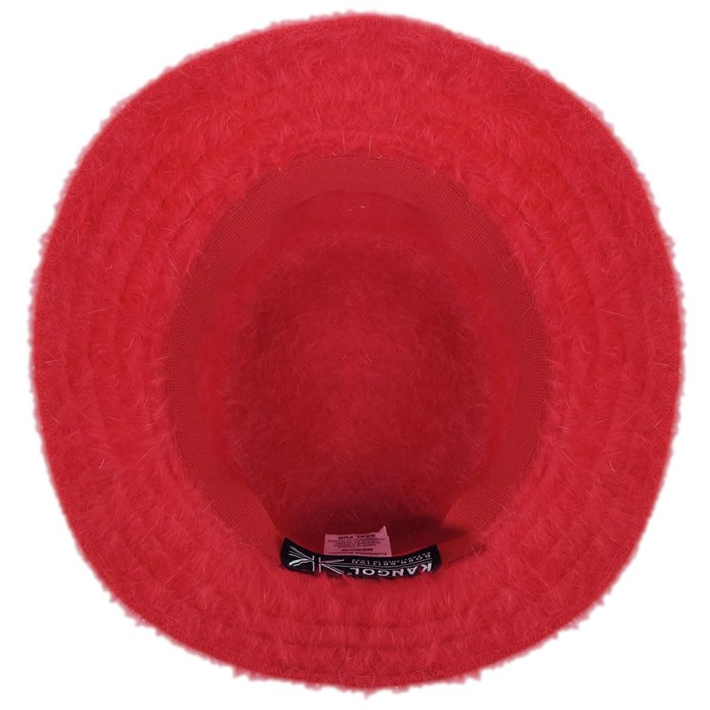 Kangol Furgora Fuzzy Bucket Hat for Women and Men, X-Large, Scarlet