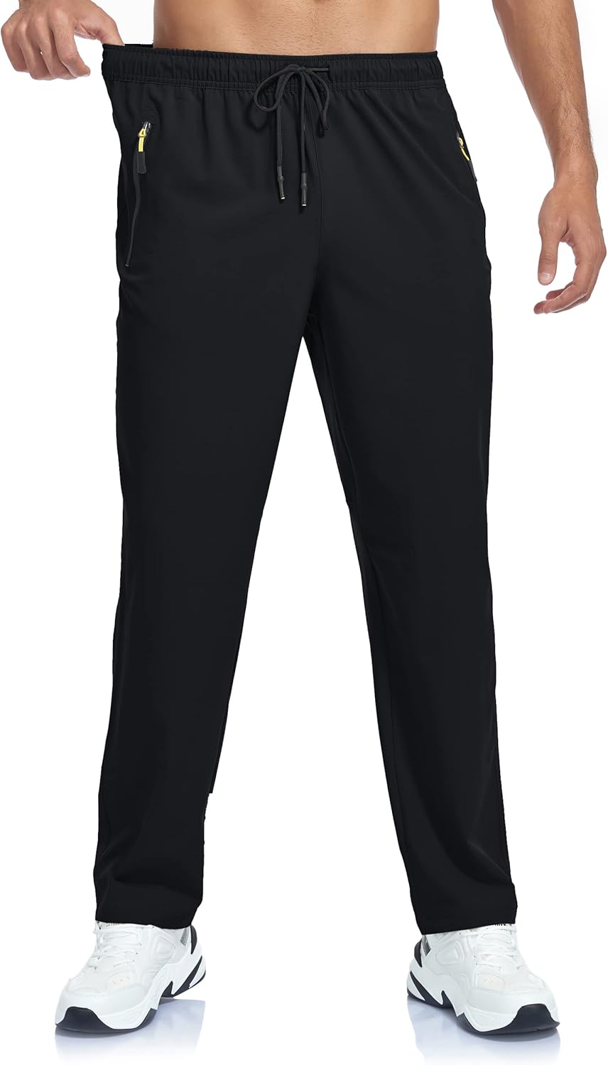 Skiennix Men's Lightweight Hiking Pants - Breathable Quick-Dry Waterproof Joggers for Camping & Fishing