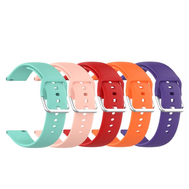 BabyValley Wristand Compatible with Mikego IDW25/SENBONO IDW25/BOOOMIC IDW25 Smart Watch Band,Soft Silicone Bands Bracelet Sports Strap for Mikego IDW25 Smartwatch Women Men (5corlors)