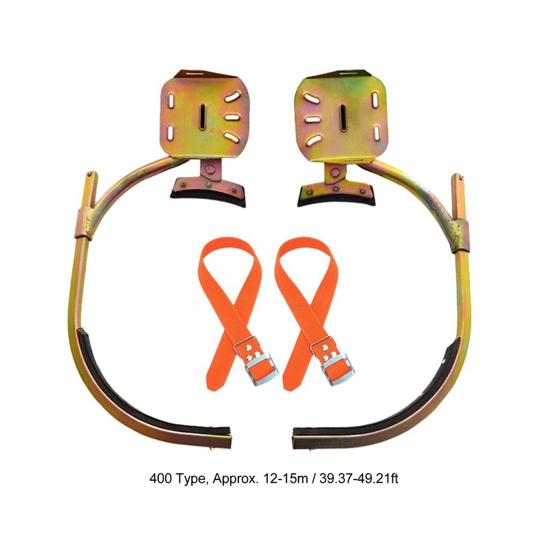 Naroote Tree Climbing Spikes, High Strength and Anti Slip Concrete Pole Climbing Shoes Tree Climbing Gear with Adjustable Shoe Strap for Tree Work and Electrical Systems