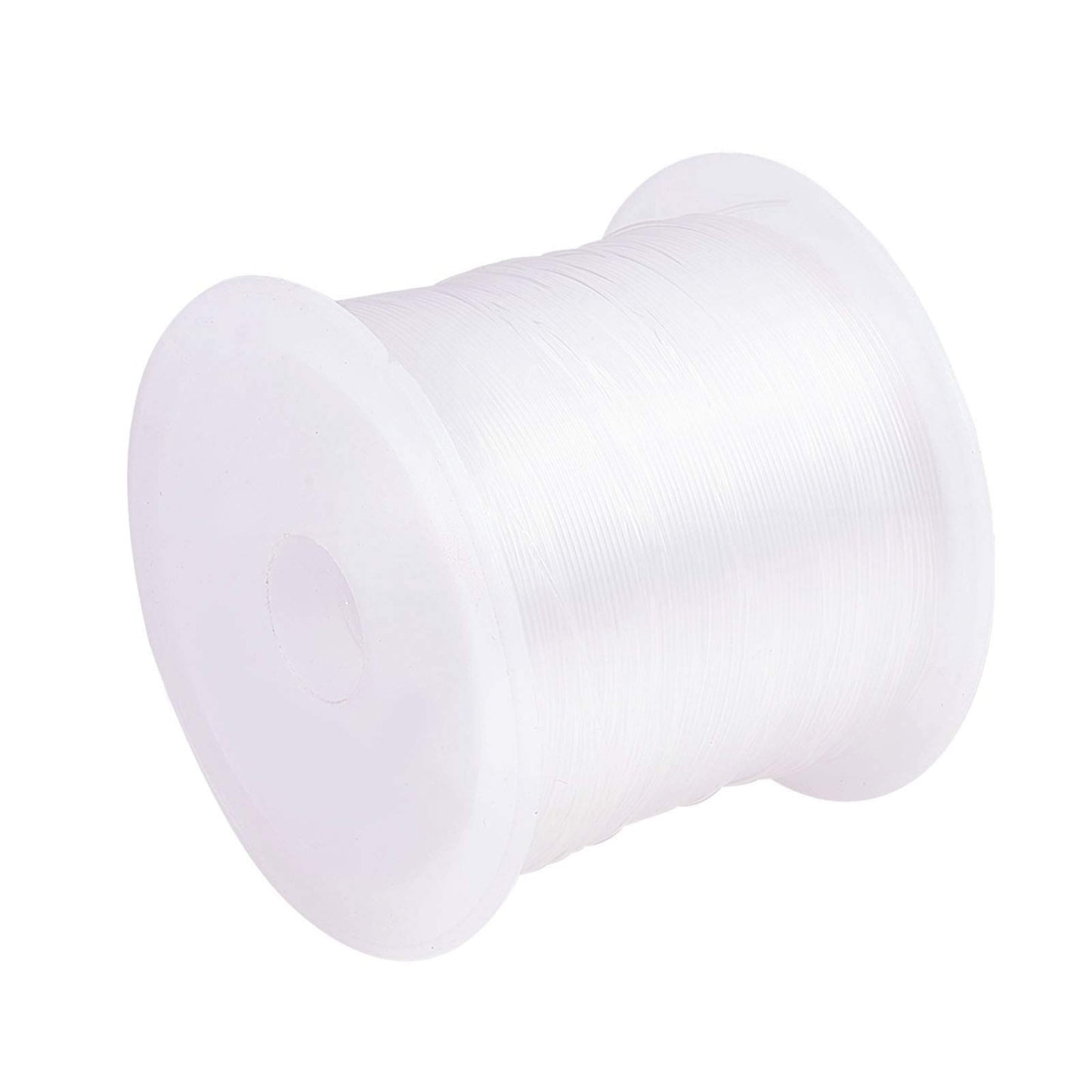 PH PandaHall 0.5mm Clear Fishing Line Invisible Nylon Thread Jewelry String Wire Beading Cords String for Christmas Party Decor, Seed Beads Jewelry Bracelet Making, 20 Yards