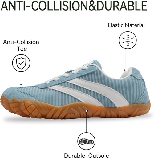 Barefoot Shoes | Women’s Casual Sneakers with Wide Toe Box - Lightweight, Breathable & Comfortable for Hiking & Walking