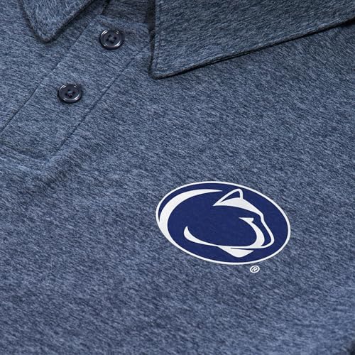 Penn State Nittany Lions Men's Collegiate Vapor Polo Navy Large - Officially Licensed